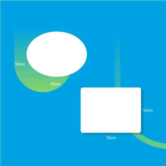 Sticker Label 10x15 cm Chromo Bontak