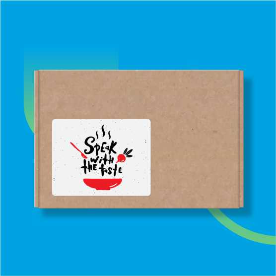 Sticker Label 5x20 cm Chromo Bontak
