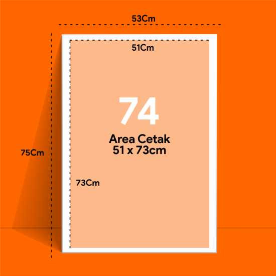 Cetak Sticker Stiker Bontak 53x70 cm