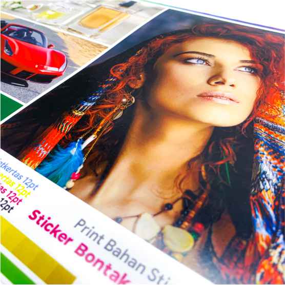 Cetak Sticker Stiker Bontak 39x54 cm